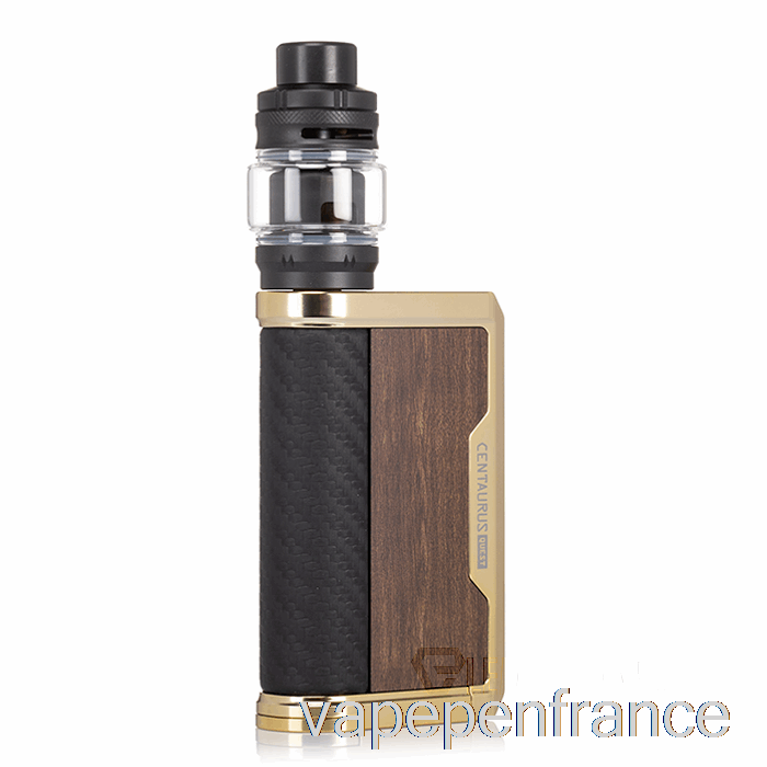 Kit De Démarrage Lost Vape Centaurus Q200 [réservoir Centaurus] Stylo Vape En Bois De Teck Doré